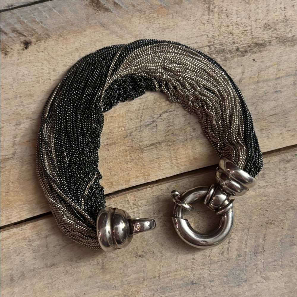 Sterling Silver BS & F Multi-Chain Bracelet